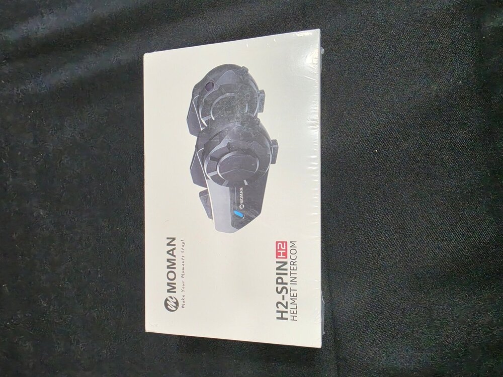 Moman H2-SPIN H2 Bluetooth Helmet Intercom 2-Pack Sealed